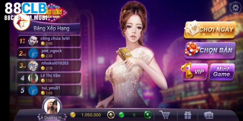 Tham gia game tiến lên miền nam tại 88clb ngay